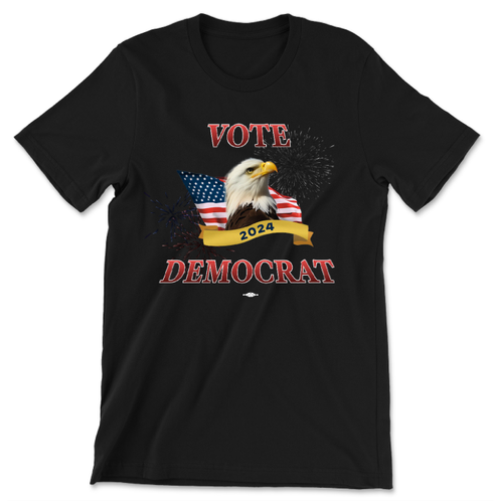 Retro Vote Democrat Tee