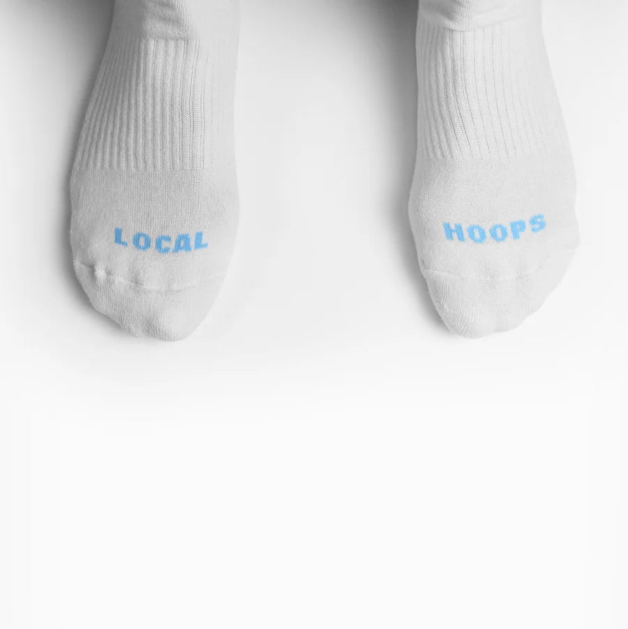 White Logo Socks
