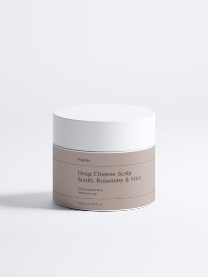 Deep Cleanse Scalp Scrub, Rosemary & Mint, 170 ml / 5.75 fl oz