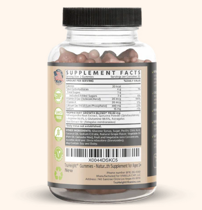 TruHeight® Growth Gummy/Capsule