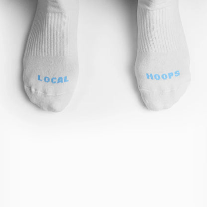 White Logo Socks